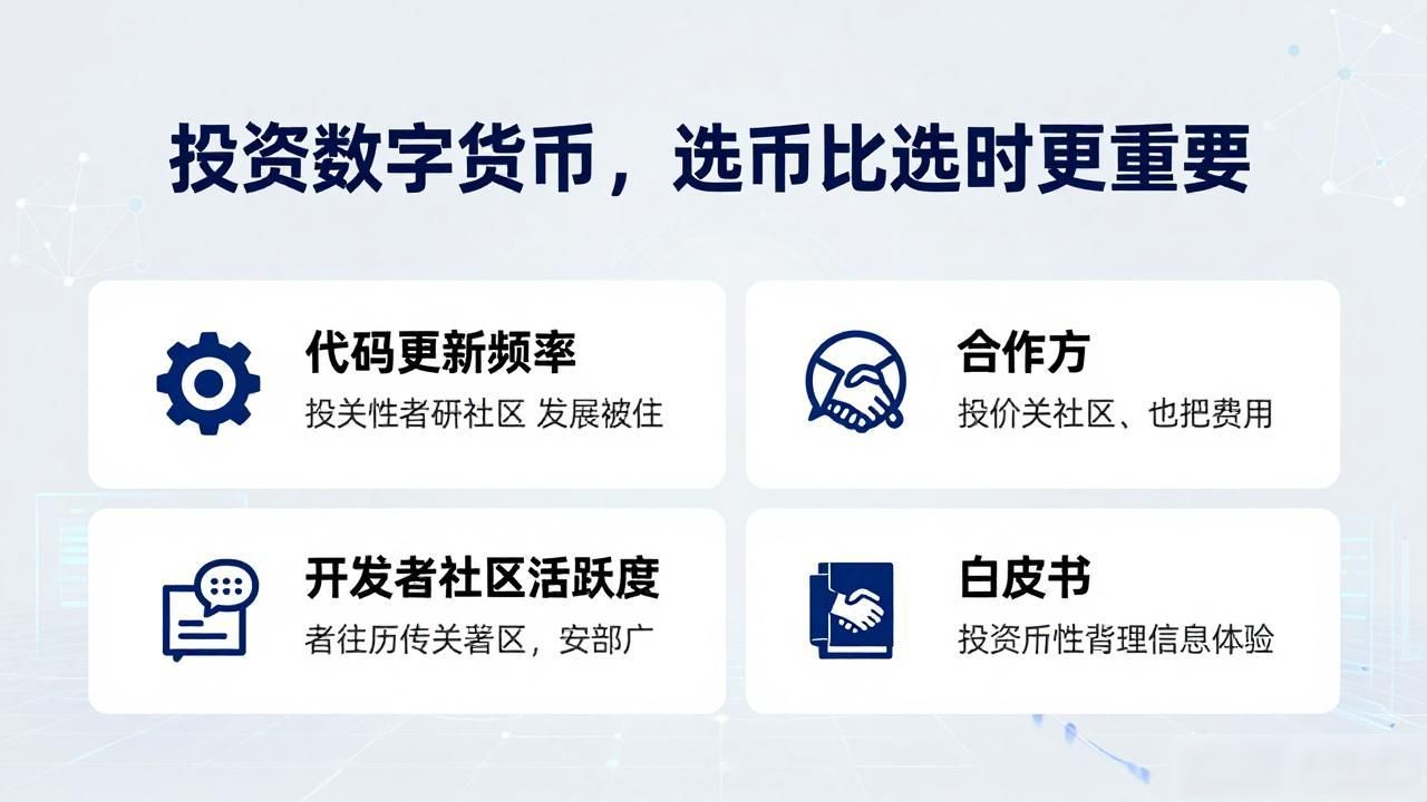 选币逻辑_潜力币投资要点_投资数字货币怎么选