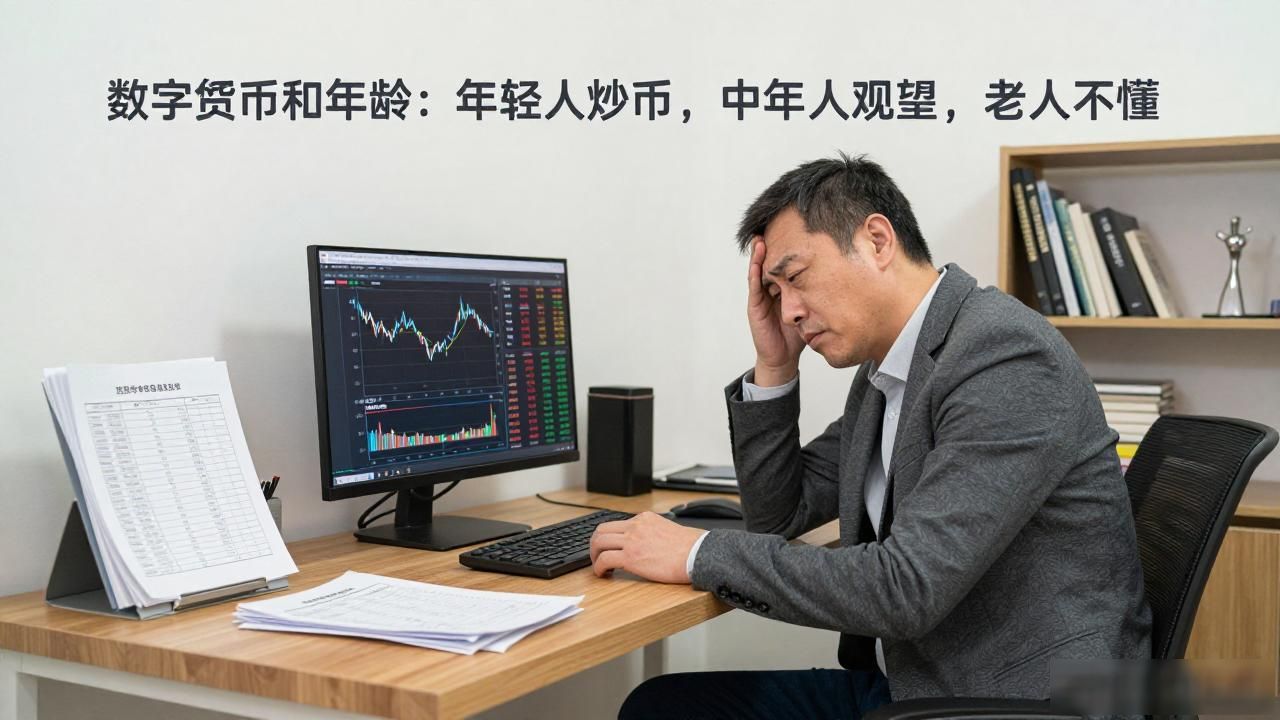 数字货币和年龄：年轻人炒币，中年人观望，老年人不懂