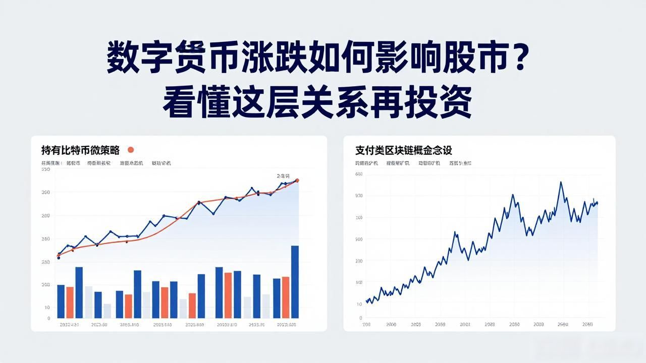 数字货币涨跌如何影响股市？看懂这层关系再投资