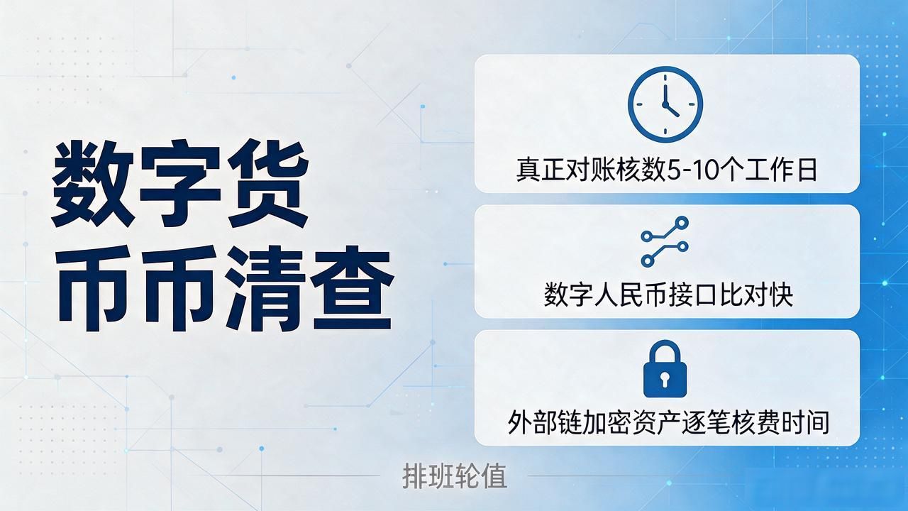 数字货币清查多长时间？别干等，把每个环节该花几天给你捋明白