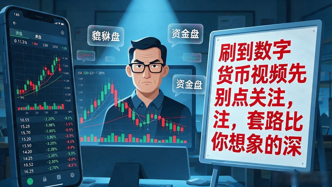 刷到数字货币视频先别点关注，套路比你想象的深
