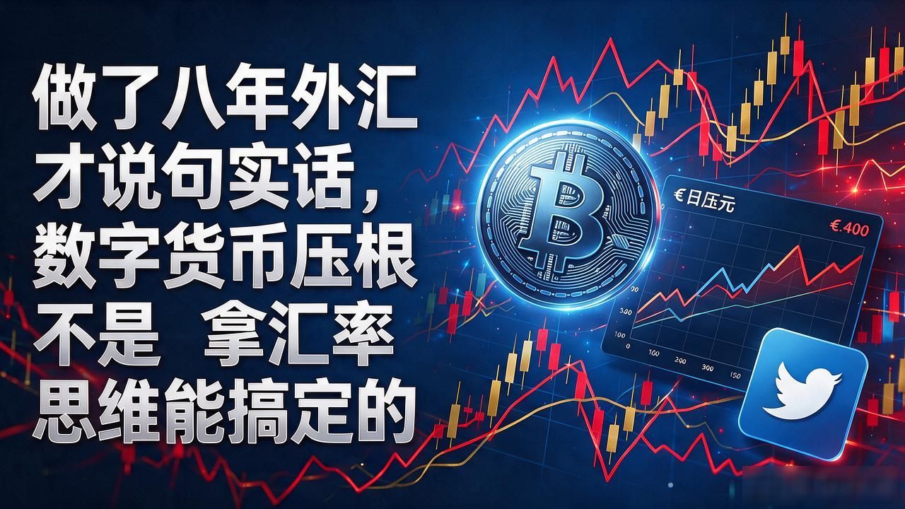 做了八年外汇才说句实话，数字货币压根不是拿汇率思维能搞定的