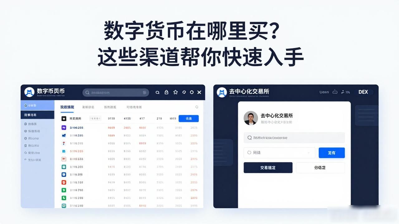 数字货币在哪里买到_数字货币购买渠道_中心化交易所购买数字货币