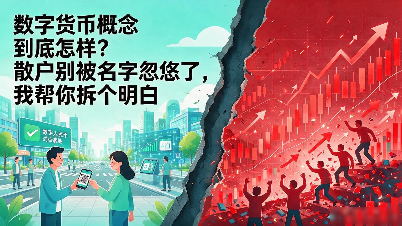 数字货币概念到底怎样？散户别被名字忽悠了，我帮你拆个明白