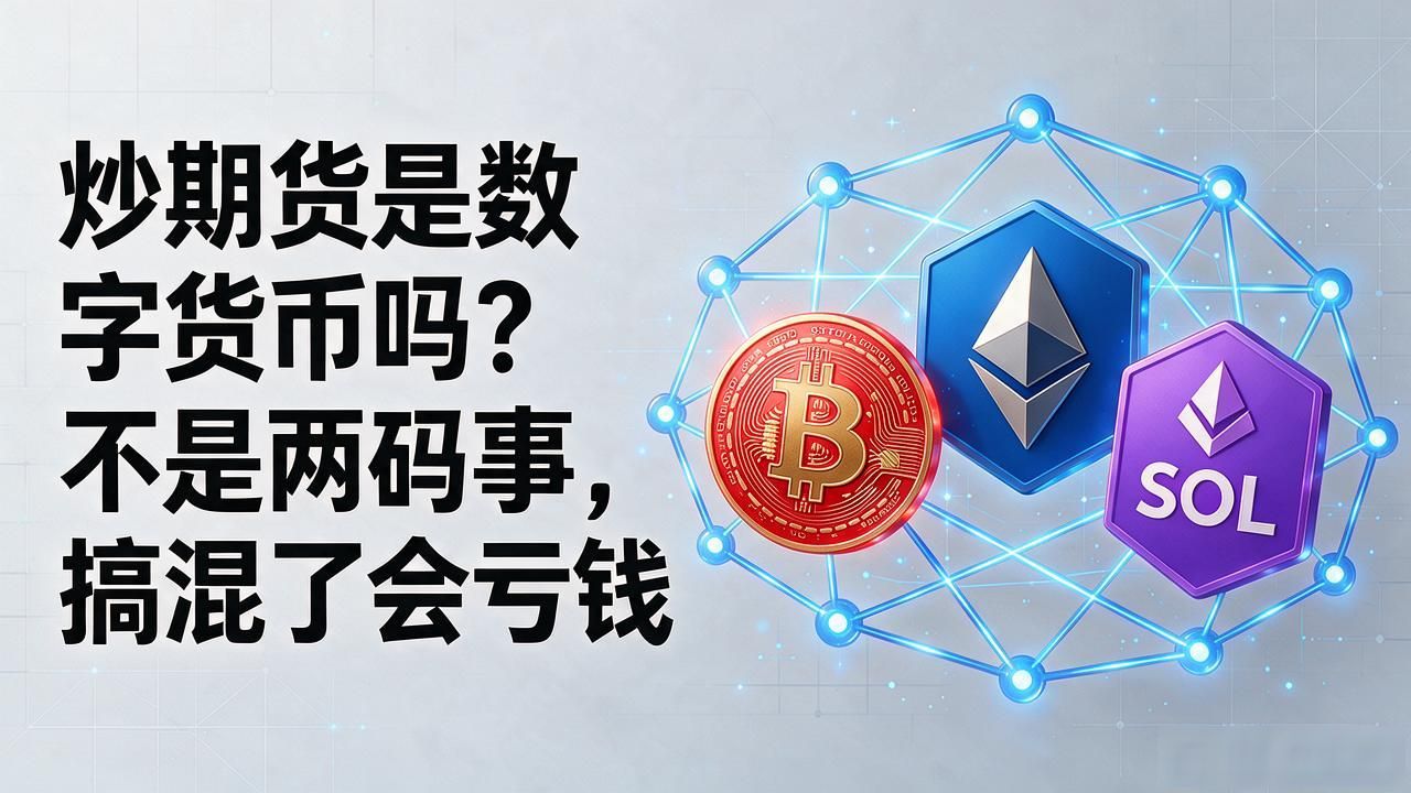 炒期货是数字货币吗？不是两码事，搞混了会亏钱