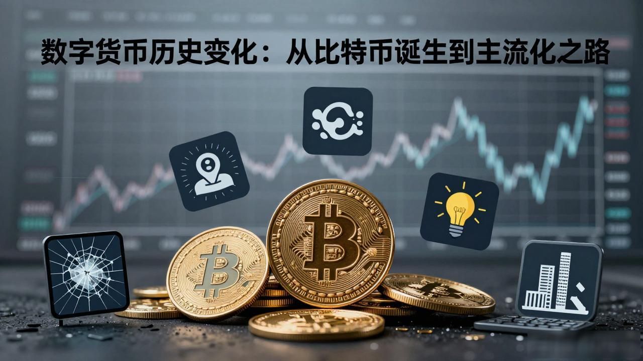 数字货币历史变化：从比特币诞生到主流化之路