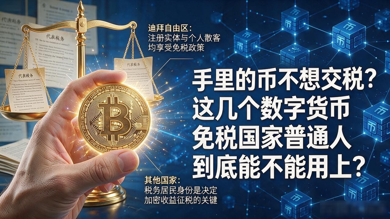 跨境数字资产税务规划避坑指南_加密资产零征税国家真实门槛_数字货币免税国家