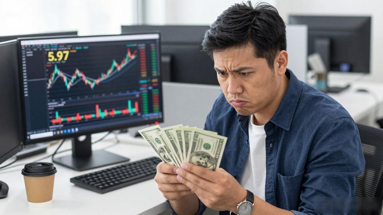 数字货币现价5.97，我盯了三天算了三遍，还是没敢下单