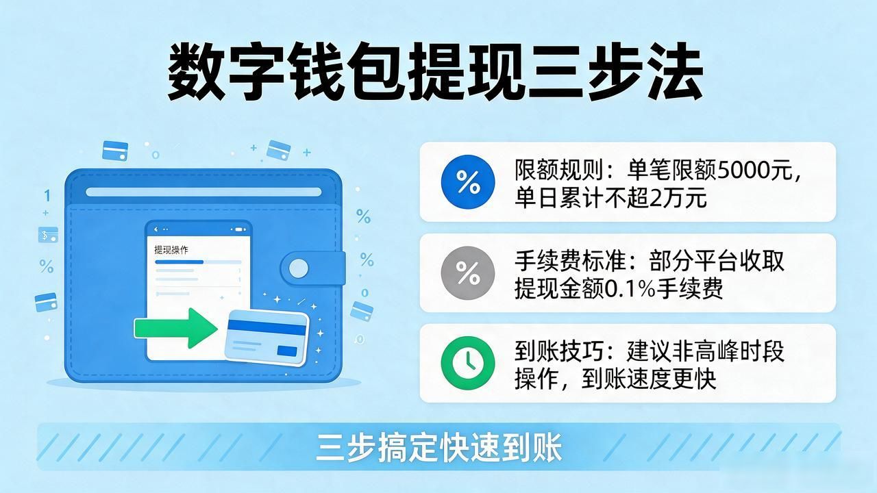 数字钱包货币提现教程：三步搞定快速到账