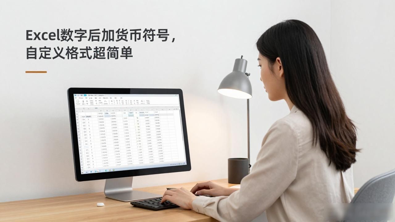Excel设置货币符号自动显示_Excel自定义格式货币符号_excel自定义数字后面加货币符号