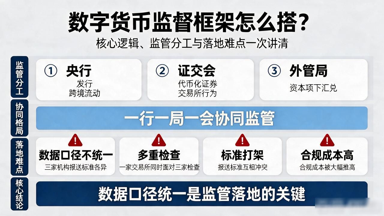 数字货币监督框架怎么搭？核心逻辑、监管分工与落地难点一次讲清