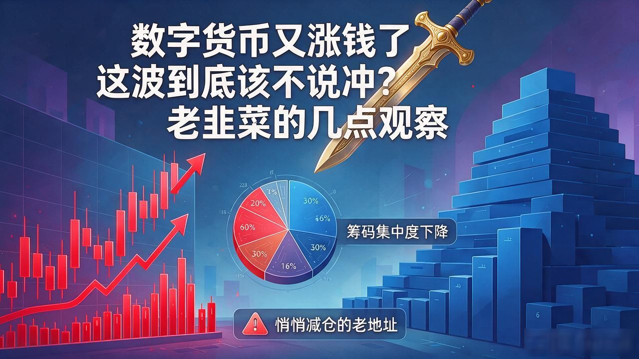 数字货币又涨钱了，这波到底该不该冲？老韭菜的几点观察