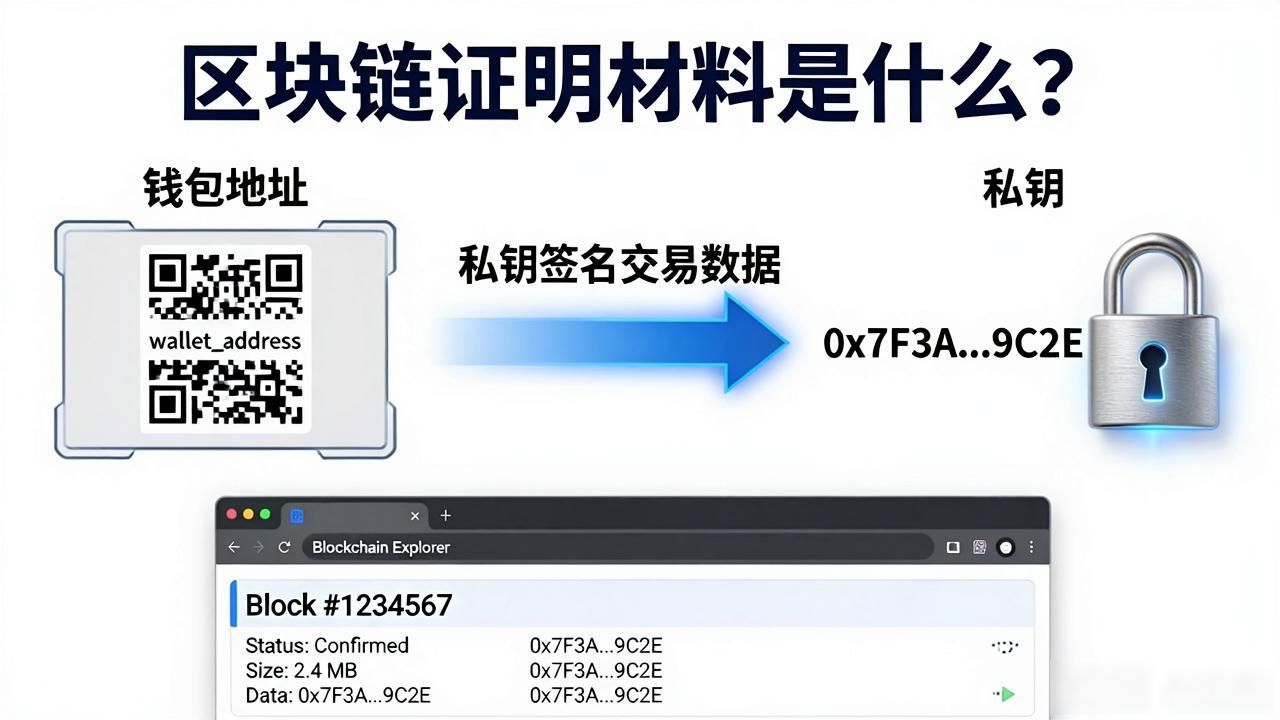区块链证明材料是什么？一图看懂如何自证清白