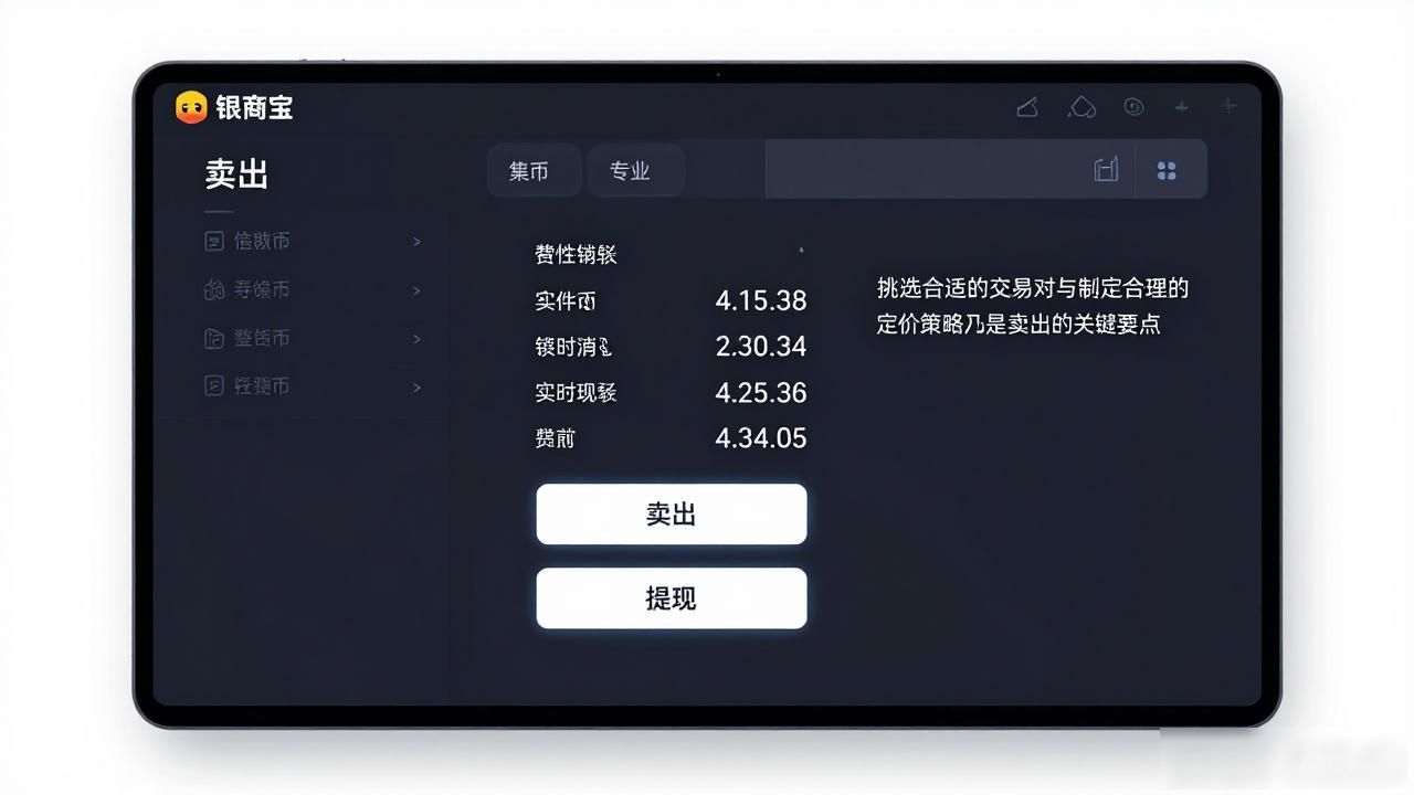 银商宝数字货币怎么卖？老玩家教你轻松变现