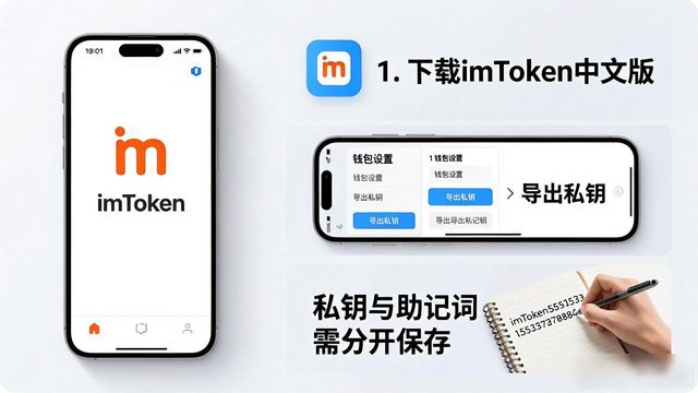 imToken中文版助记词备份_imToken钱包私钥安全存储_下载imToken中文版后的数据备份技巧