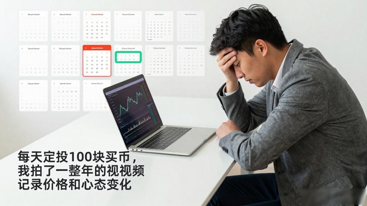 每天定投100块买币，我拍了一整年的视频记录价格和心态变化