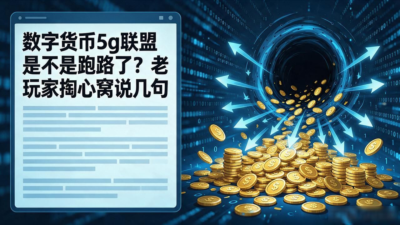 数字货币5g联盟是不是跑路了？老玩家掏心窝说几句
