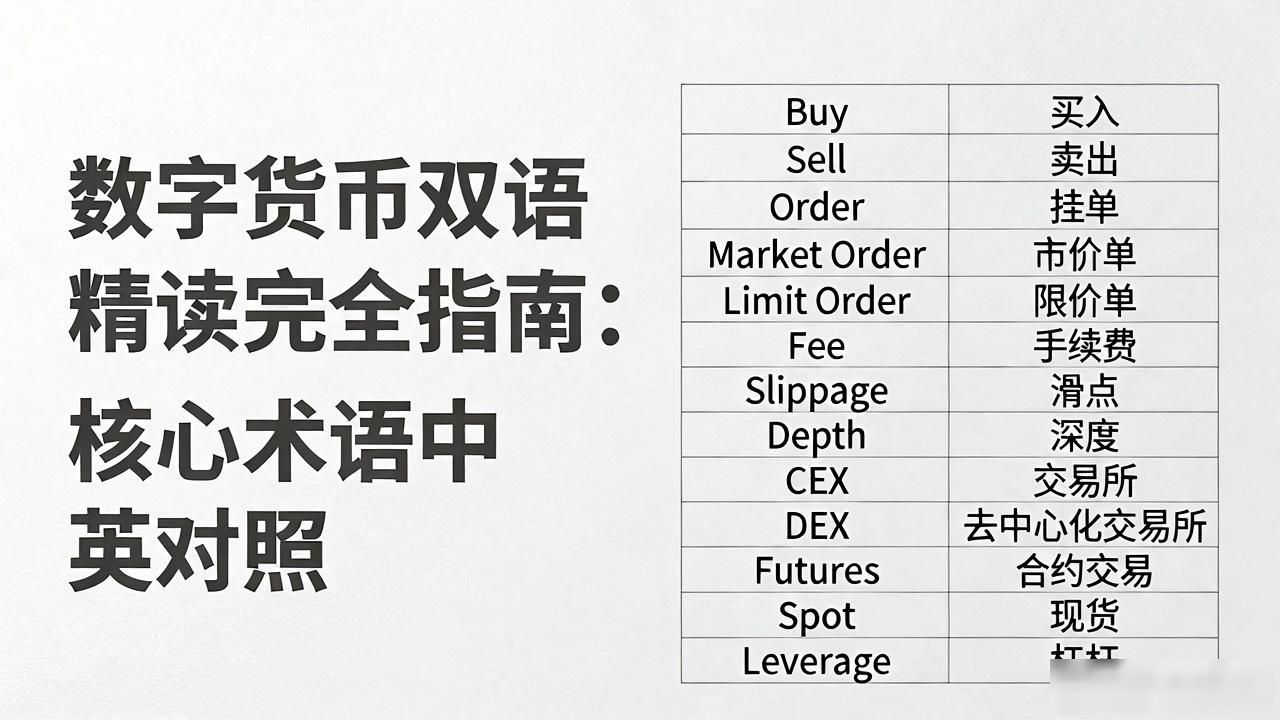 数字货币双语精读完全指南：核心术语中英对照