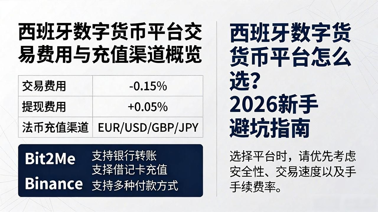 西班牙数字货币平台怎么选？2026新手避坑指南