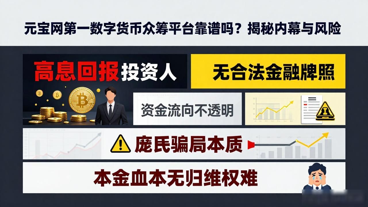 元宝网第一数字货币众筹平台靠谱吗？揭秘内幕与风险