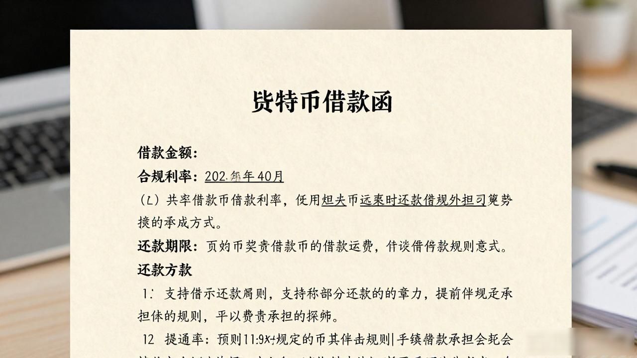 数字货币借贷合同模板_数字货币借款函件模板_数字资产借贷纠纷律师
