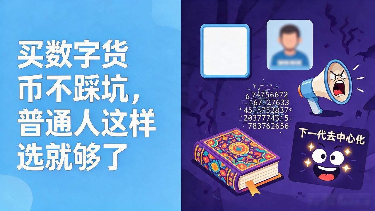 买数字货币不踩坑，普通人这样选就够了