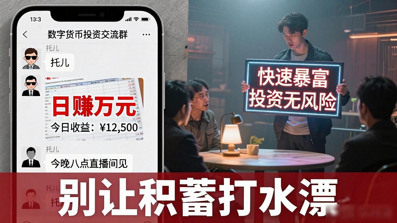 数字货币投资骗局_数字货币推广诈骗_高收益庞氏骗局识别