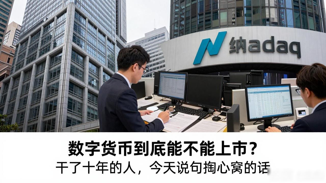 数字货币到底能不能上市？干了十年的人，今天说句掏心窝的话