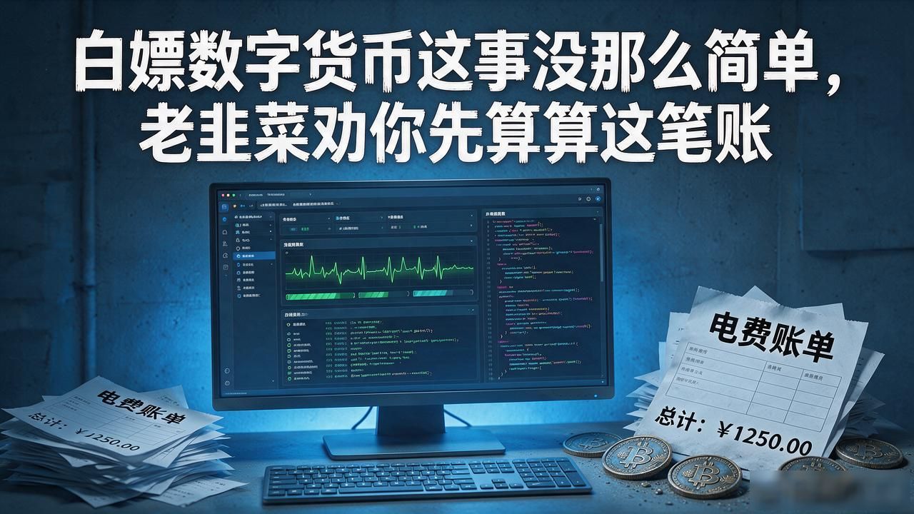 白嫖数字货币这事没那么简单，老韭菜劝你先算算这笔账