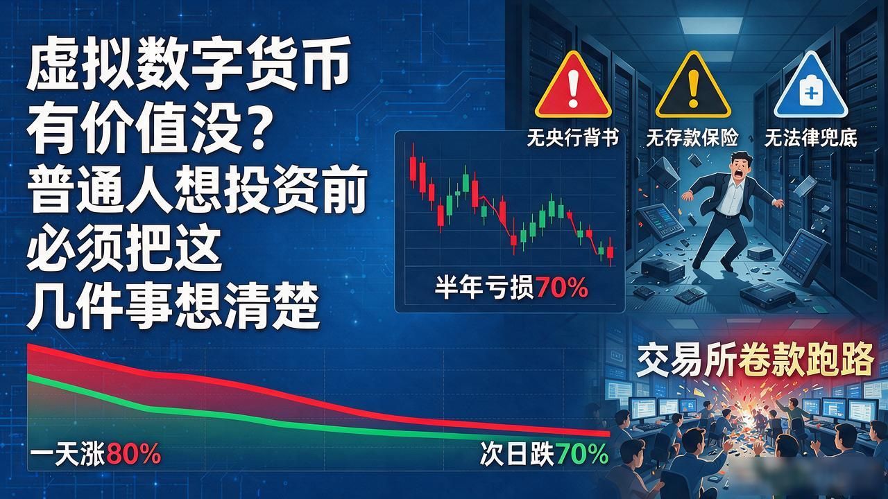 虚拟数字货币有价值没？普通人想投资前必须把这几件事想清楚