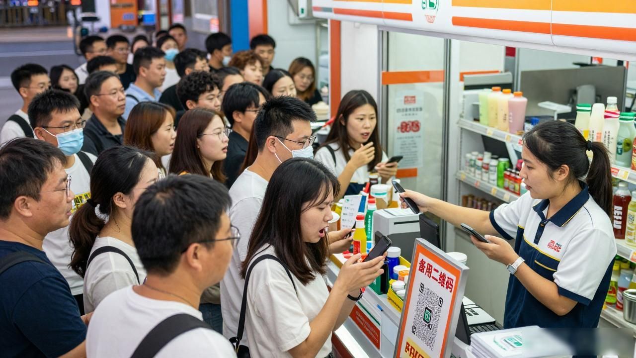 便利店啤酒节能用数字货币付款吗？我排了半小时队帮你试了
