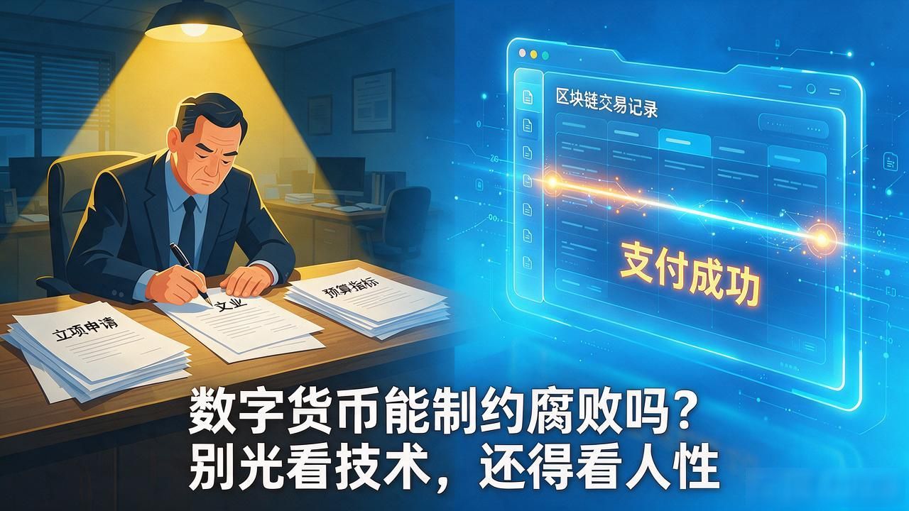 数字货币能制约腐败吗？别光看技术，还得看人性