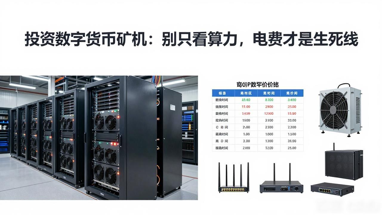 电力成本分析_投资数字货币矿机_挖矿设备选择