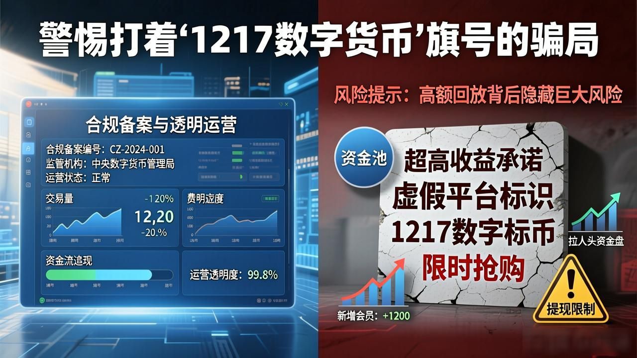 警惕数字货币投资陷阱_1217数字货币骗局_1217数字货币