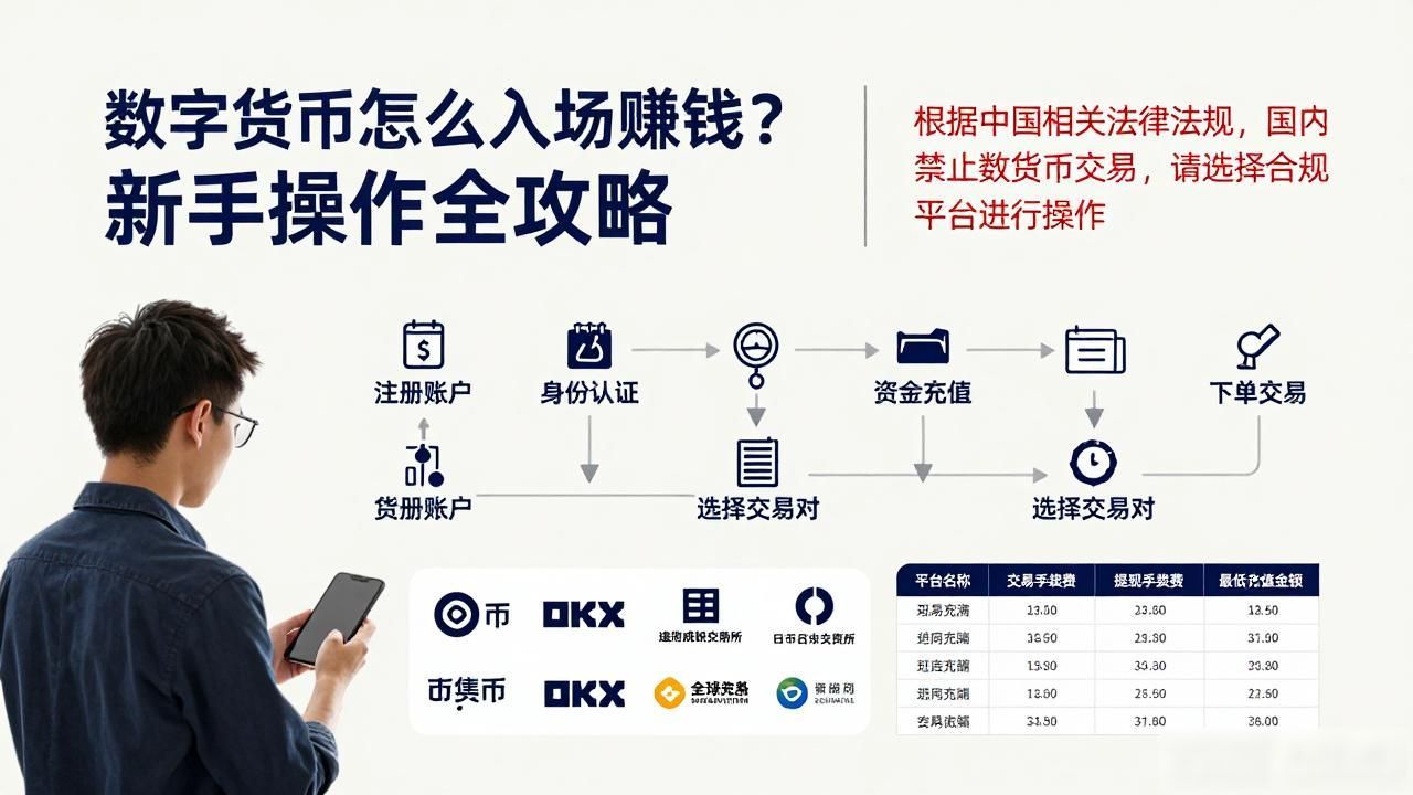 数字货币怎么登场赚钱_数字货币新手如何正确入场赚钱_数字货币投资基础知识学习