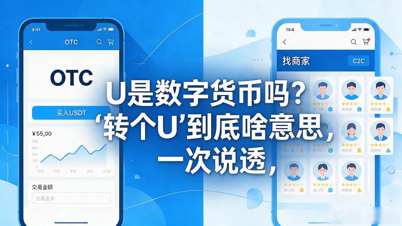 币圈转U是什么意思_USDT和U的区别是什么_u是数字货币吗