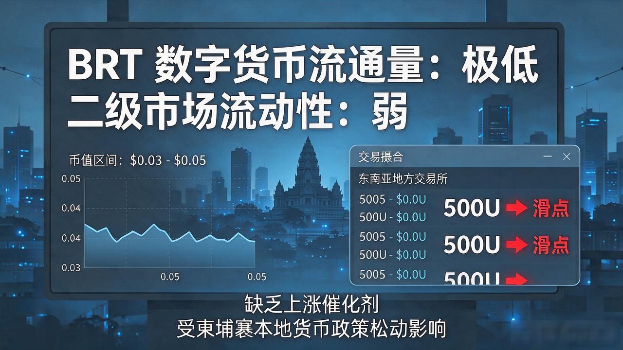 柬埔寨brt数字货币靠谱吗？BRT币值、上币和走势一篇说清