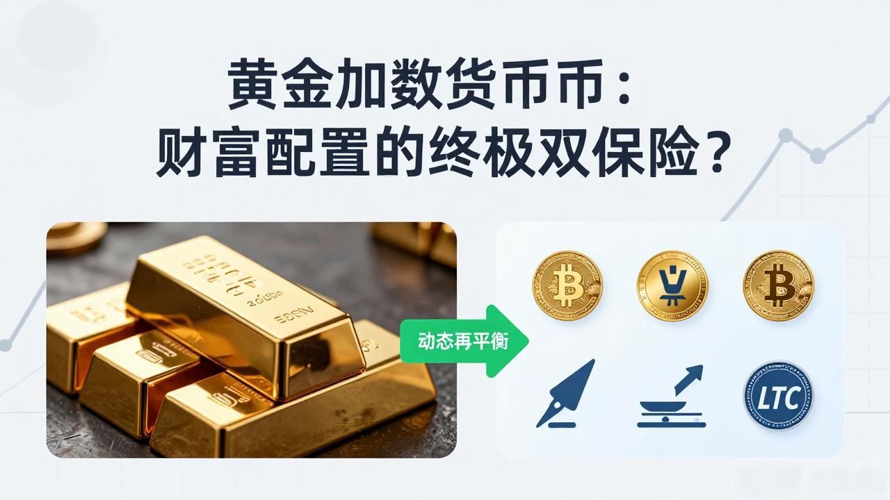黄金加数字货币_黄金与数字货币组合投资策略_黄金数字货币动态再平衡