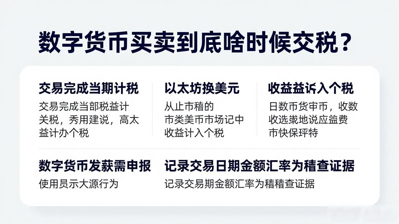 数字货币征税_数字货币什么时候征税_数字货币纳税方式