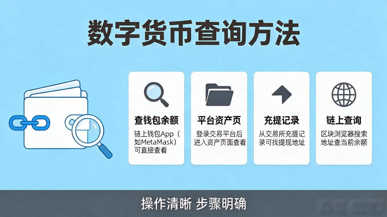 数字货币买了怎么查？记录、余额、转账路径全讲明白
