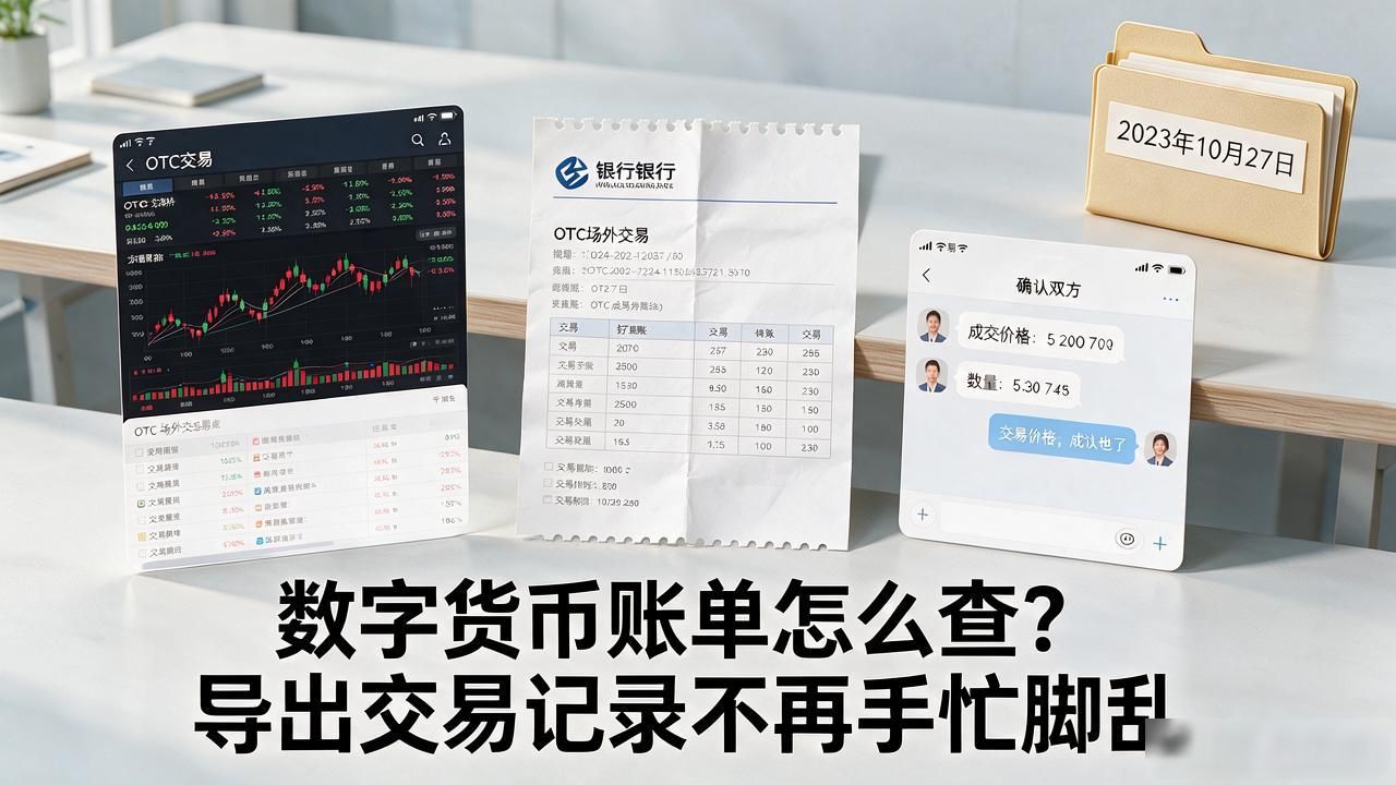 数字货币账单怎么查？导出交易记录不再手忙脚乱