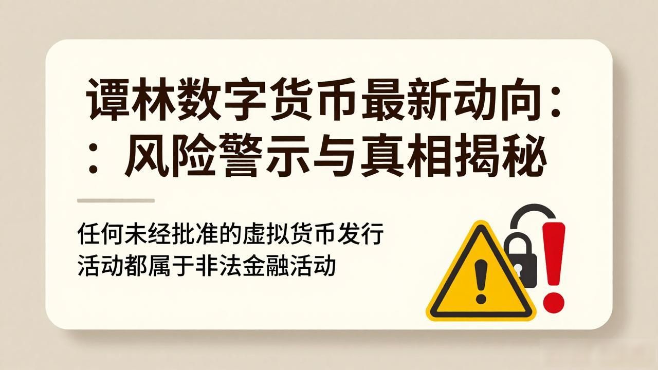 警惕数字货币传销诈骗_谭林数字货币最新消息_谭林数字货币骗局