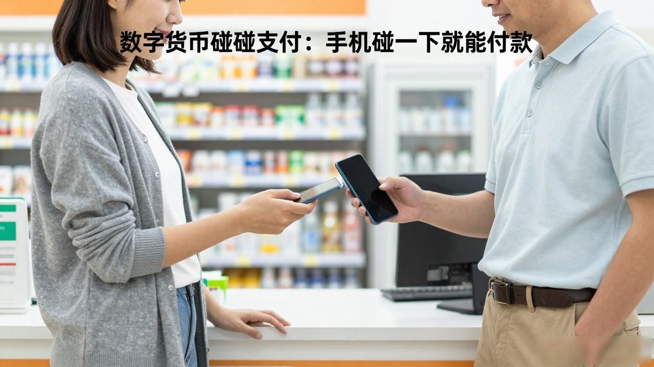 数字货币碰碰支付：手机碰一下就能付款