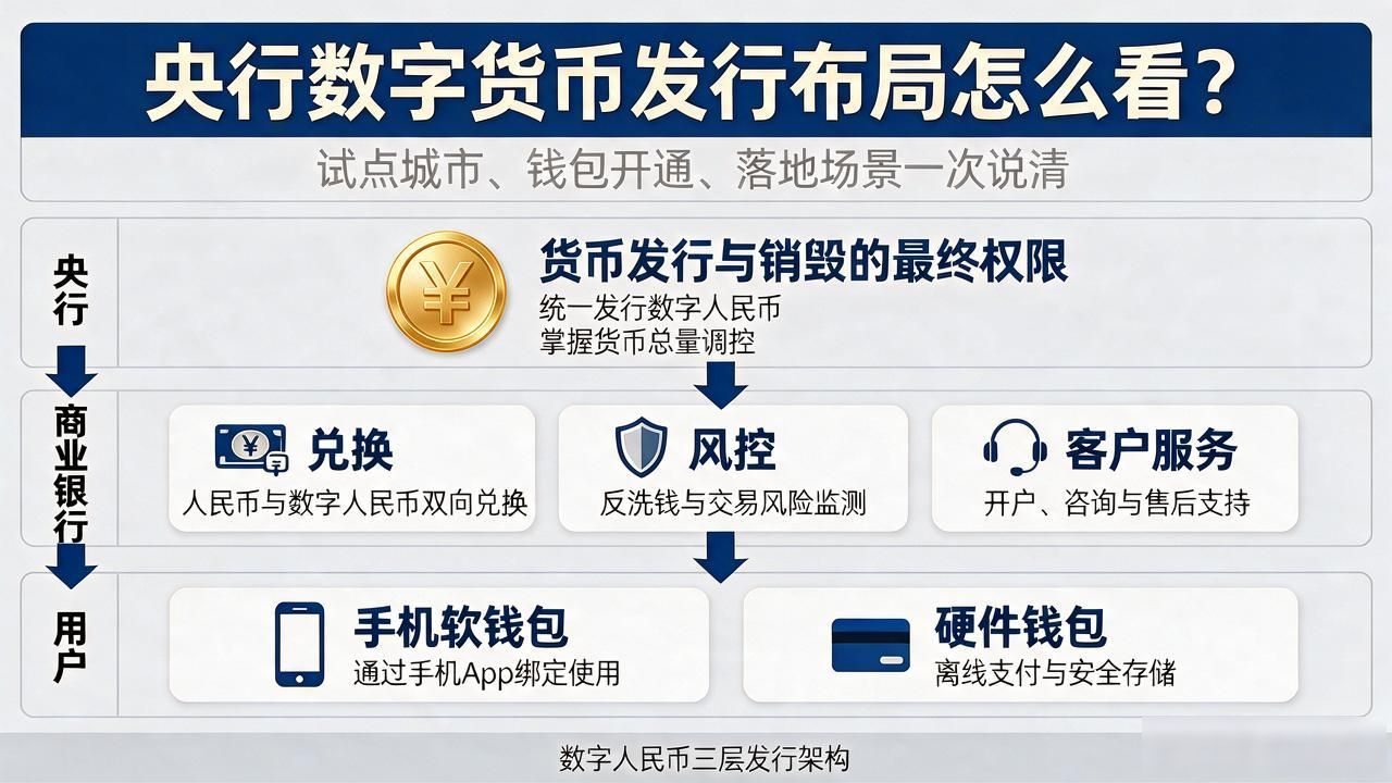 数字人民币发行布局_央行数字货币发行布局_数字人民币场景化落地