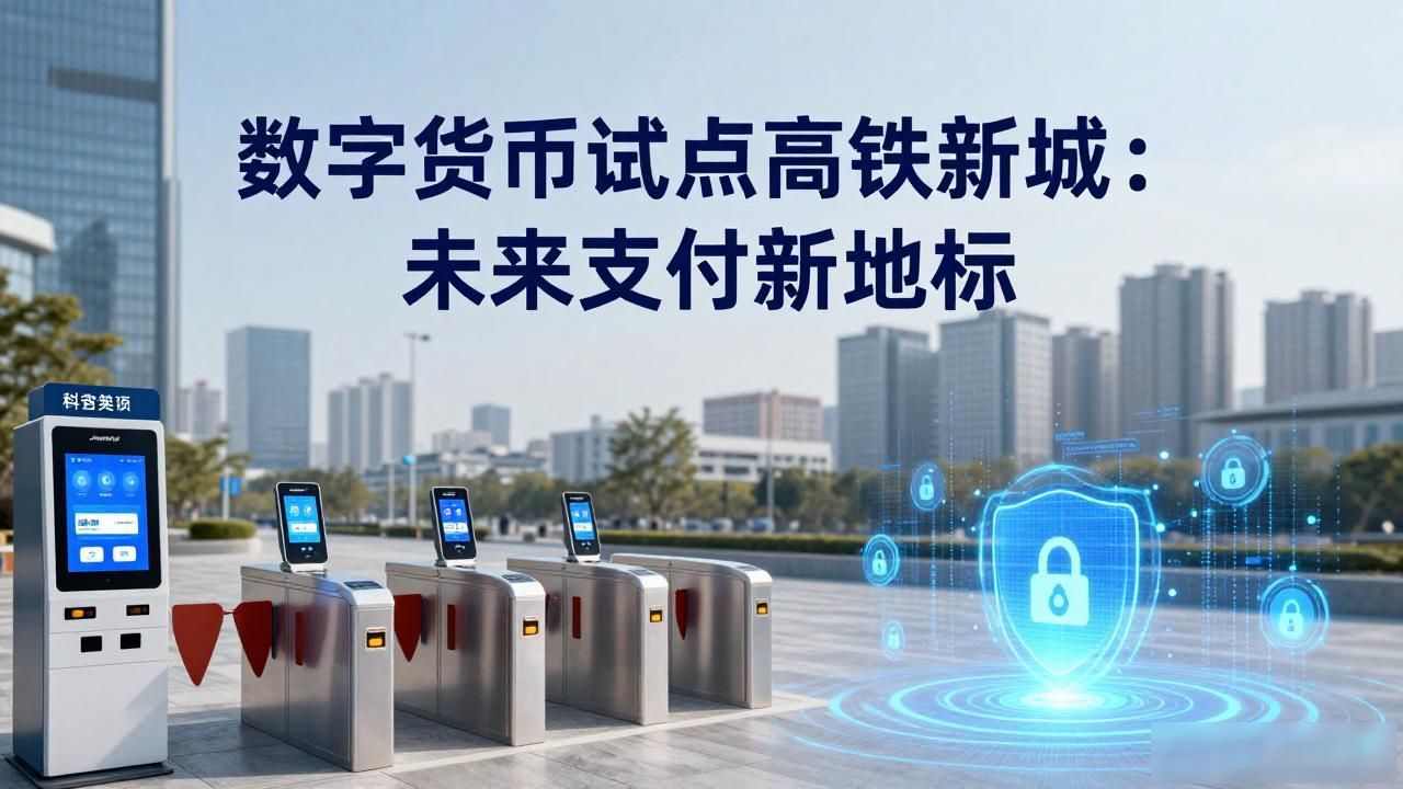 数字人民币高铁枢纽应用_数字货币试点高铁新城_高铁新城数字货币试点