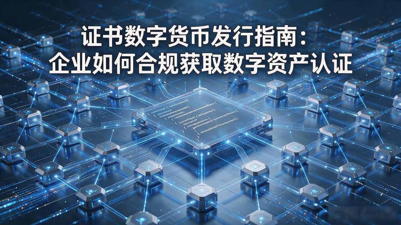 证书数字货币发行指南：企业如何合规获取数字资产认证