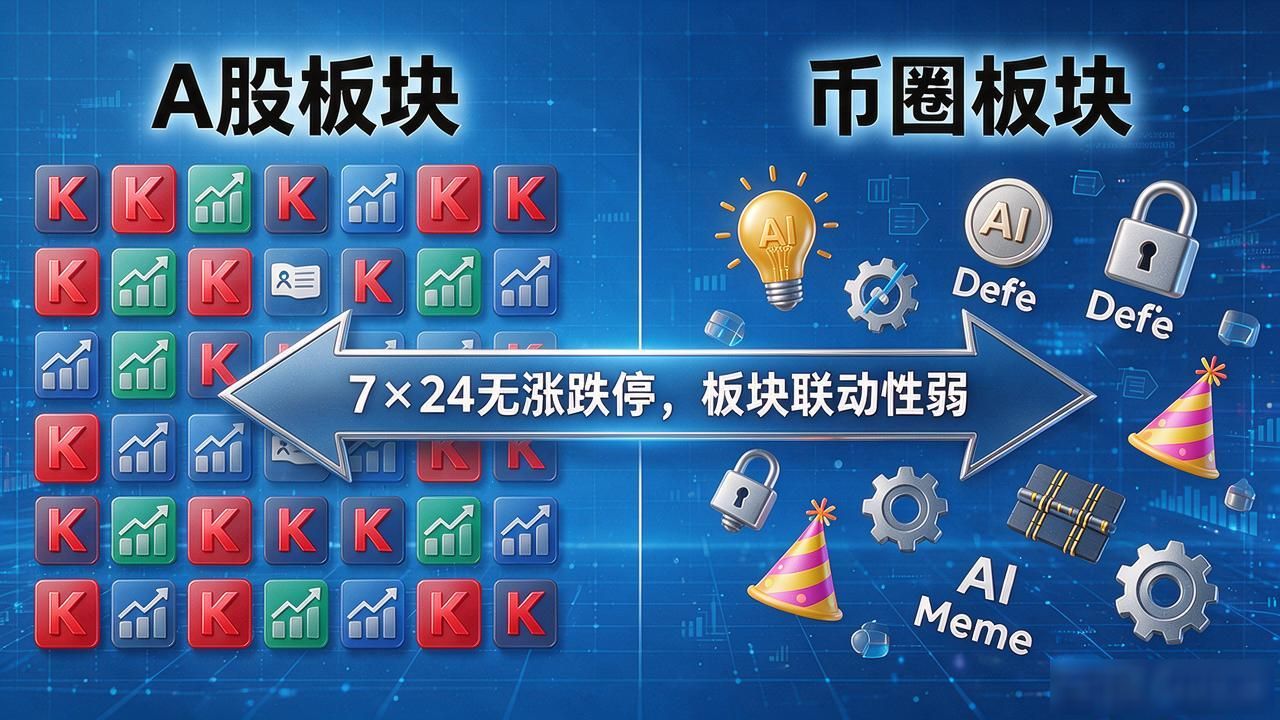 币圈板块轮动与A股区别_数字货币无涨跌停板机制_数字货币有涨停板块