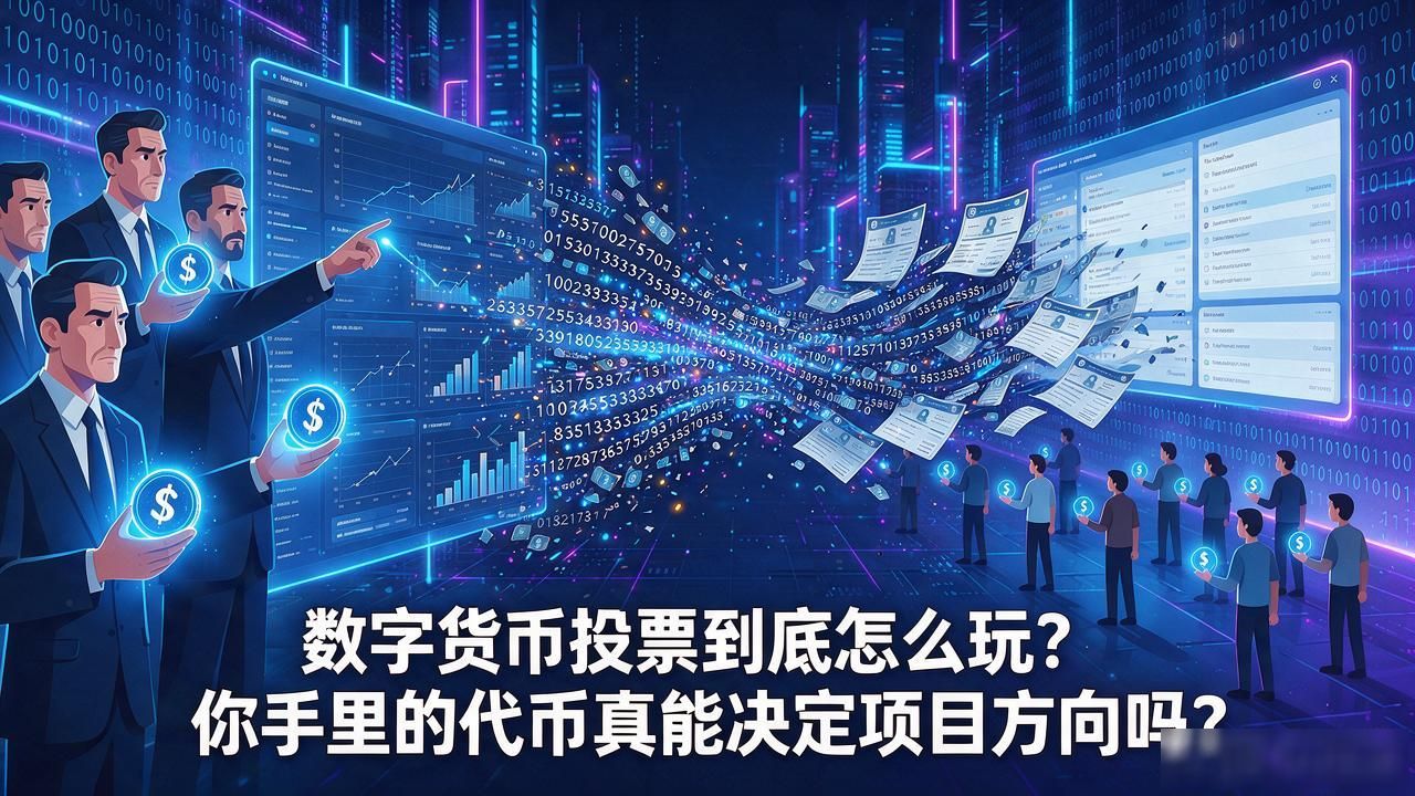 数字货币投票到底怎么玩？你手里的代币真能决定项目方向吗