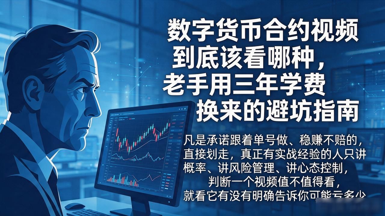 数字货币合约视频到底该看哪种，老手用三年学费换来的避坑指南