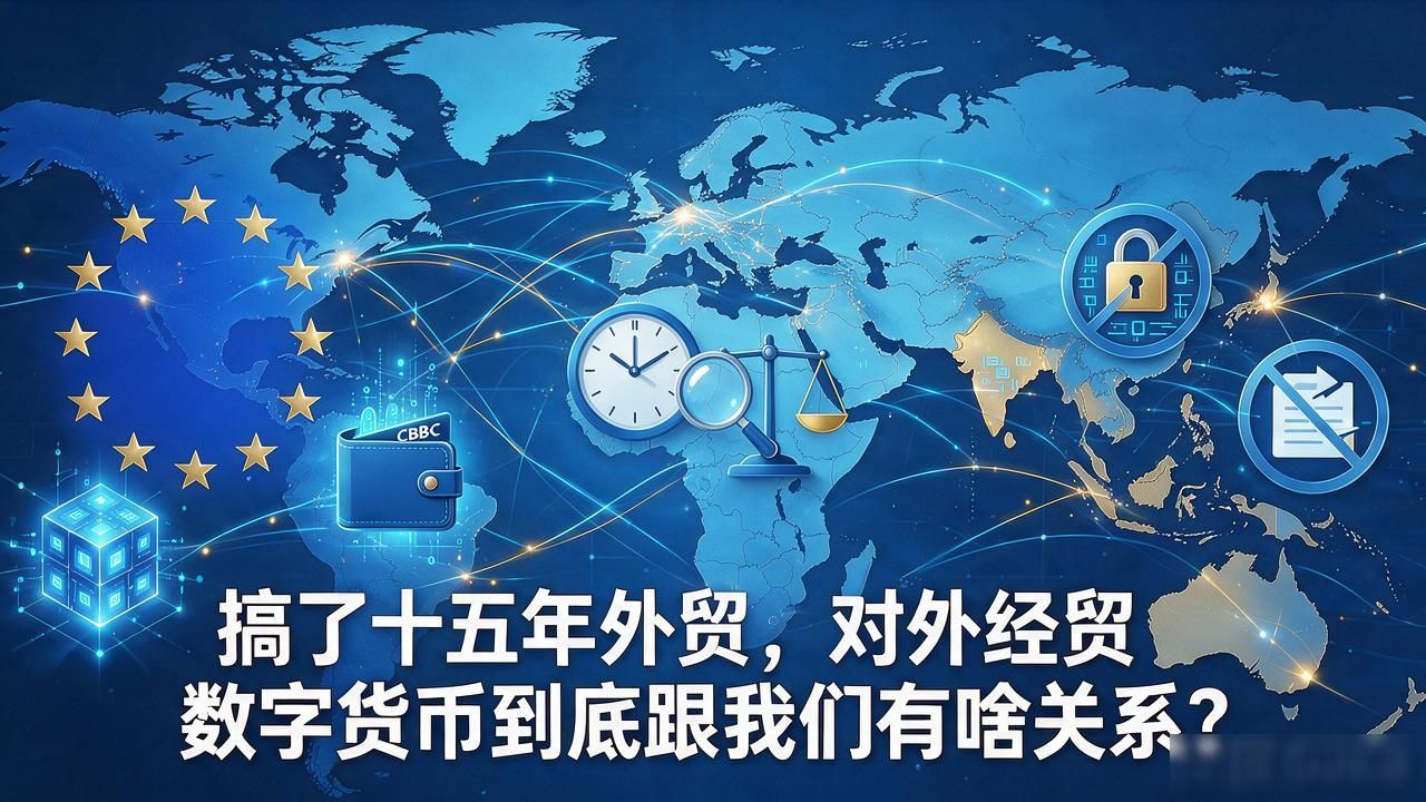 搞了十五年外贸，对外经贸数字货币到底跟我们有啥关系